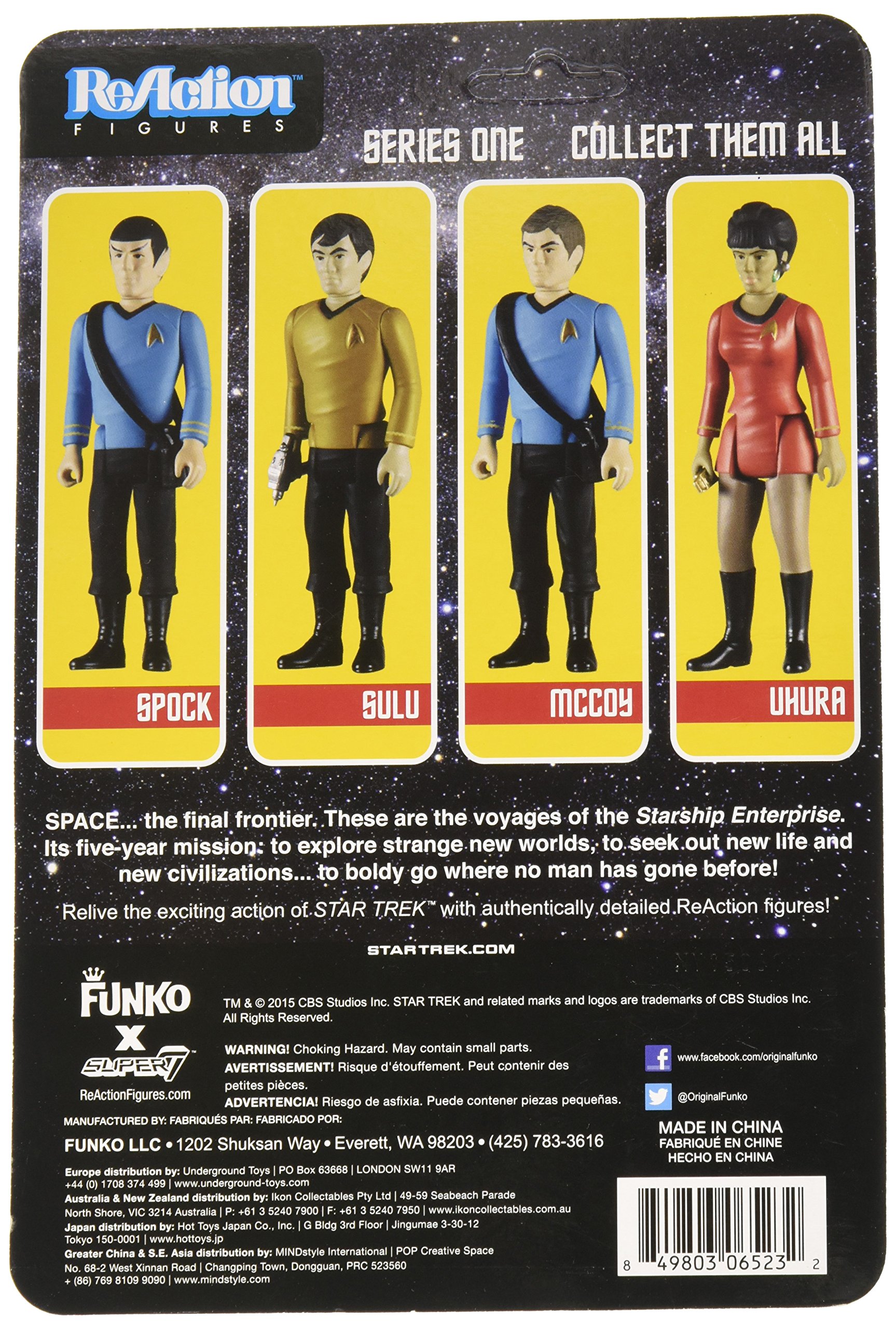 Star Trek ReAction Figures 3体セット Star Trek ReAction Figures 3体セット